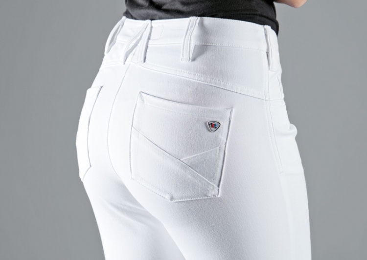 Broek D. Slim Fit  21 Wit